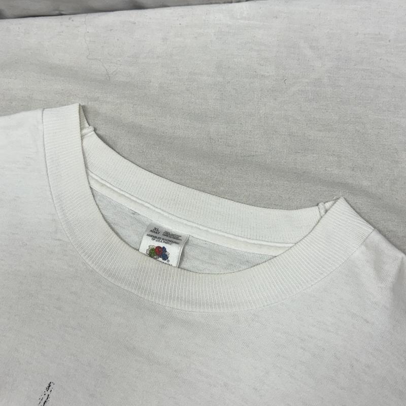 フルーツオブザルーム FRUIT OF THE LOOM Tシャツ 長袖 00年代 ペリカン柄 ビッグサイズ 長袖 Tシャツ ロンT 00s XL 白 / ホワイト / white メンズ USED 古着 中古 50161805