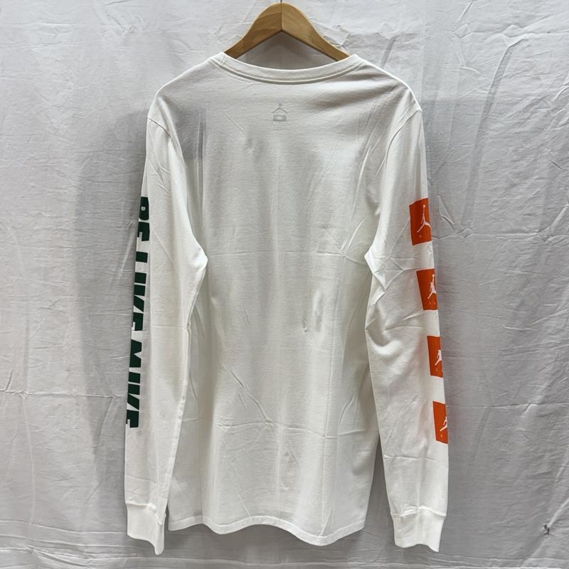 ジョーダン JORDAN Tシャツ 長袖 AJ1167-100 Gatorade ゲータレード JORDAN スリーブ プリント 長袖 Tシャツ ロンT M 白 / ホワイト / white メンズ USED 古着 中古 50161806
