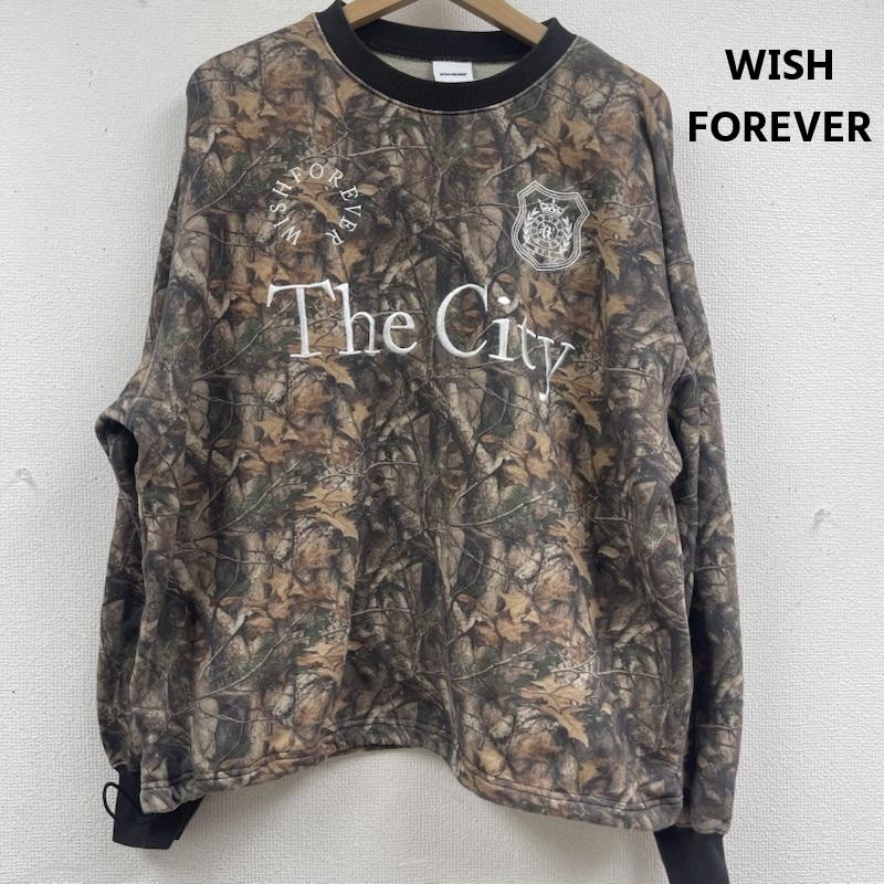 古着 USED トレーナー 長袖 WISHFOREVER リアルツリー ドローコード ゲーム ロゴ スウェット L カーキ / カーキ / khaki メンズ USED 古着 中古 50161809