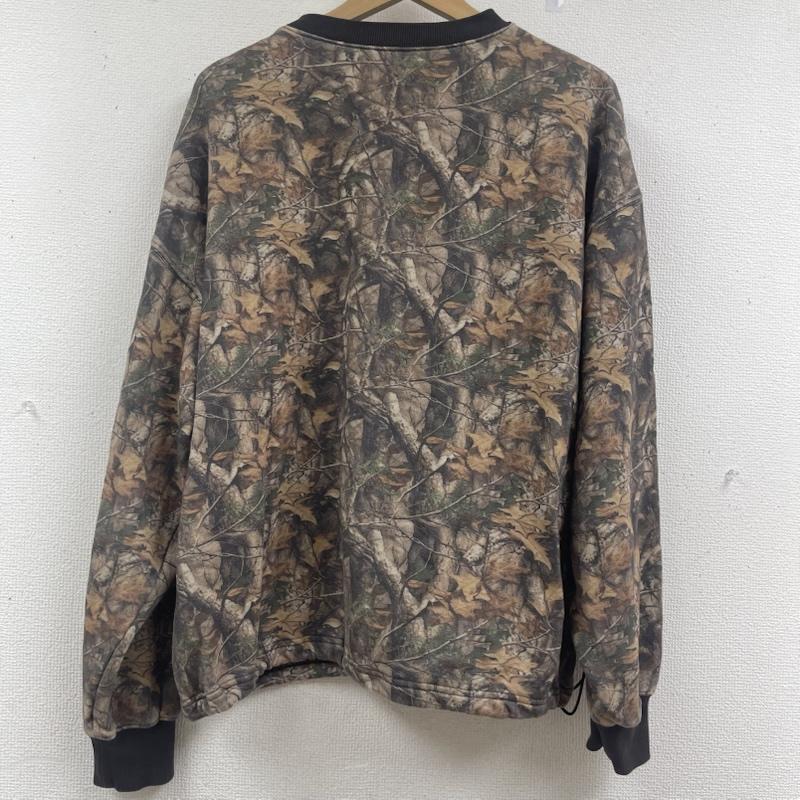 古着 USED トレーナー 長袖 WISHFOREVER リアルツリー ドローコード ゲーム ロゴ スウェット L カーキ / カーキ / khaki メンズ USED 古着 中古 50161809