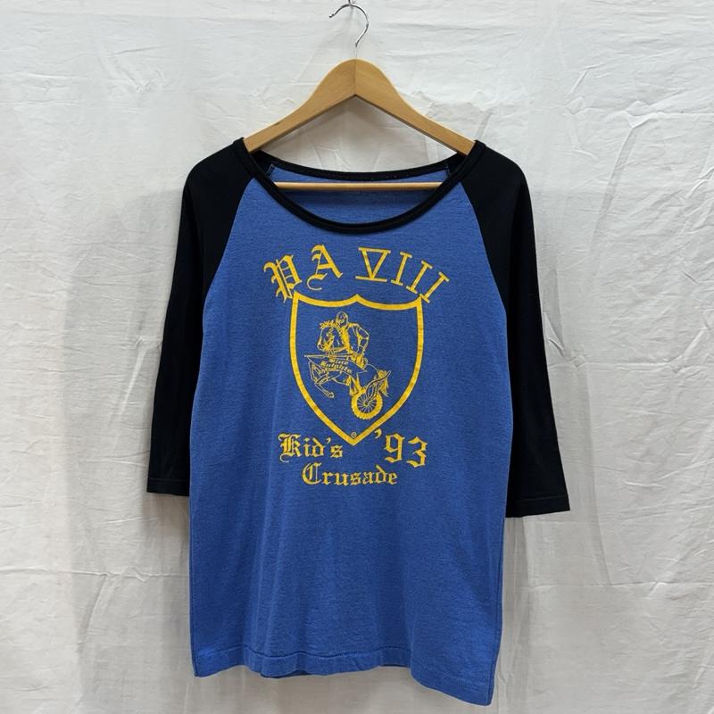 ヴィンテージ VINTAGE Tシャツ 七分袖 90年代 STOYSTOWN AUTO WRECKERS プリント ラグラン 七分袖 Tシャツ 90s M メンズ USED 古着 中古 50161810