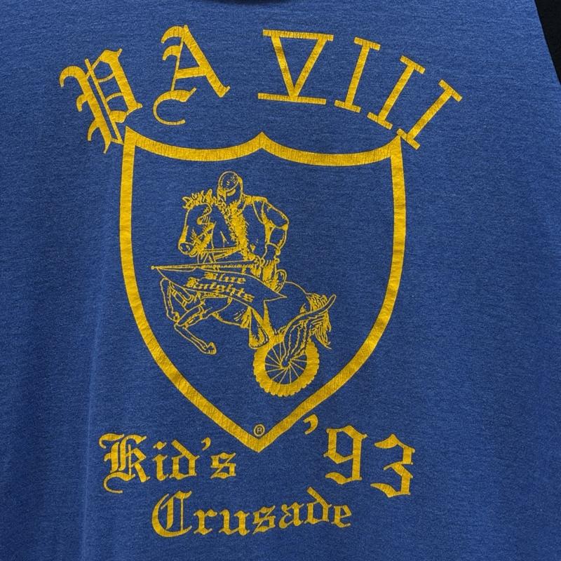 ヴィンテージ VINTAGE Tシャツ 七分袖 90年代 STOYSTOWN AUTO WRECKERS プリント ラグラン 七分袖 Tシャツ 90s M メンズ USED 古着 中古 50161810