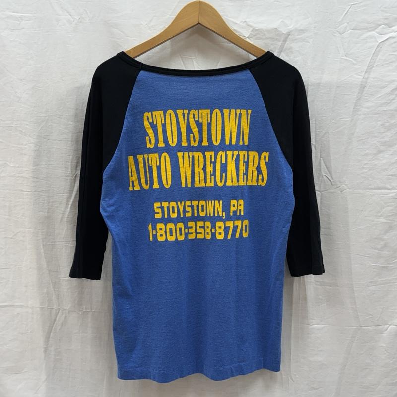 ヴィンテージ VINTAGE Tシャツ 七分袖 90年代 STOYSTOWN AUTO WRECKERS プリント ラグラン 七分袖 Tシャツ 90s M メンズ USED 古着 中古 50161810
