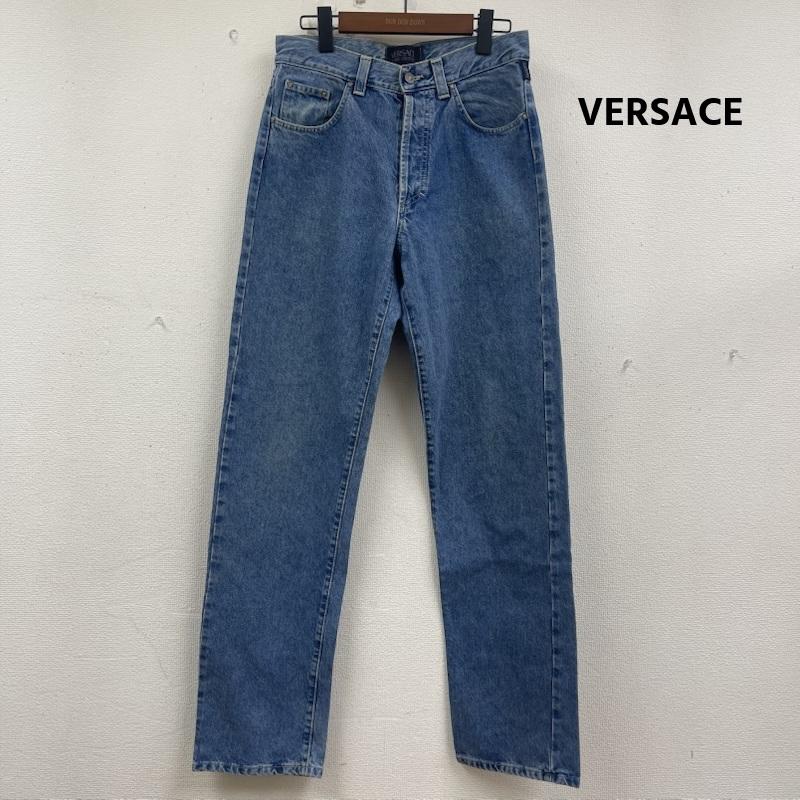 ヴェルサーチ VERSACE パンツ デニム、ジーンズ JEANS COUTURE イタリア製 ボタンフライ デニム パンツ 44 インディゴ / インディゴ / Indigo メンズ USED 古着 中古 50161823