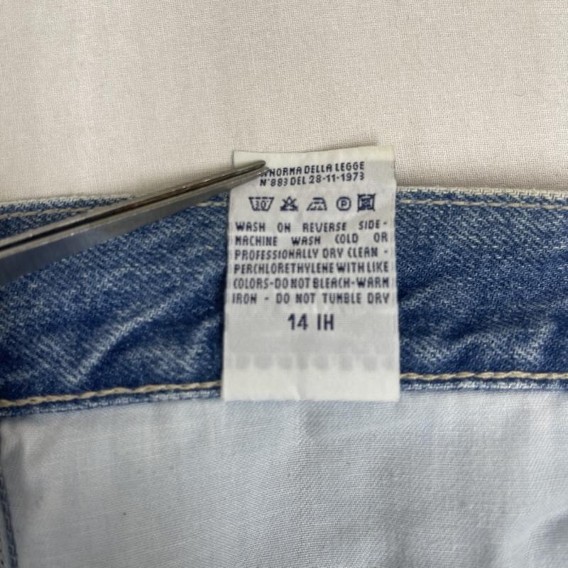 ヴェルサーチ VERSACE パンツ デニム、ジーンズ JEANS COUTURE イタリア製 ボタンフライ デニム パンツ 44 インディゴ / インディゴ / Indigo メンズ USED 古着 中古 50161823