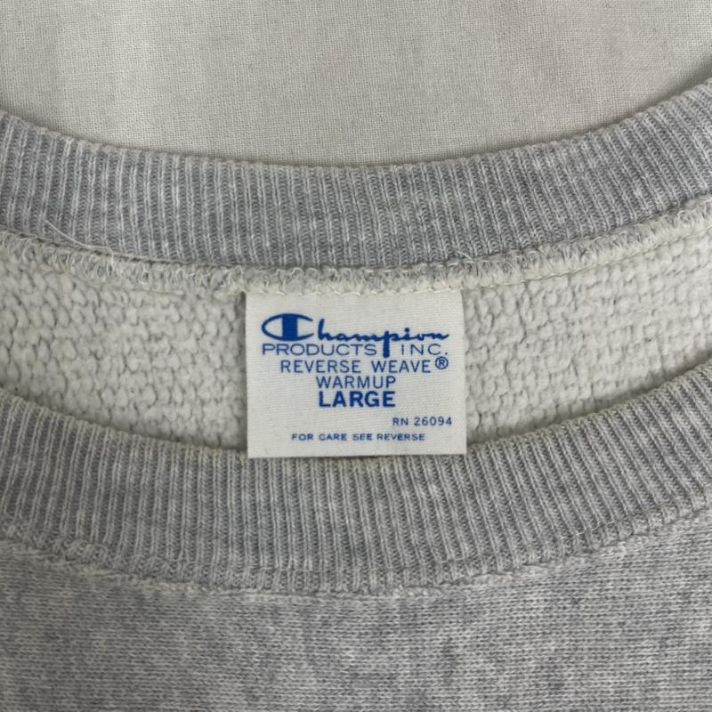 チャンピオン Champion トレーナー 長袖 REVERSE WEAVE ロゴ刺繍 スウェット トレーナー c8-j027 L 灰 / グレー / gray メンズ USED 古着 中古 50161827
