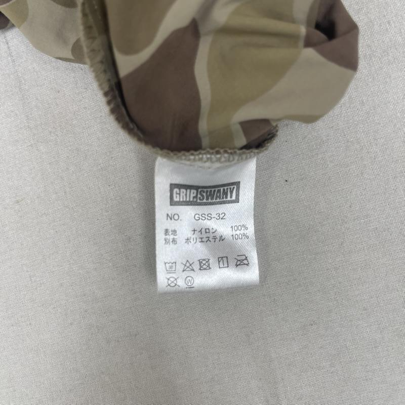 古着 USED シャツ、ブラウス 半袖 GRIP SWANY UPPLEX CAMP SHIRT DUCK CAMO シャツ gss-32 M カーキオリーブ / カーキオリーブ / メンズ USED 古着 中古 50161829