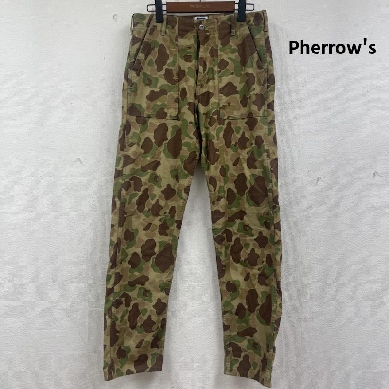 フェローズ Pherrow s パンツ ワークパンツ、ペインターパンツ 日本製 ダック ハンター カモ柄 ベイカー カーゴ パンツ マルチカラー / マルチカラー / multicolor メンズ USED 古着 中古 50161831