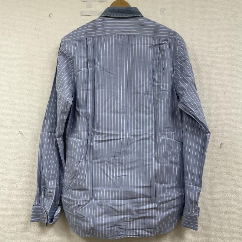 ラルフローレン RALPHLAUREN シャツ、ブラウス 長袖 RUGBY NEW-YORK ビッグサイズ ストライプ シャツ S 青 / ブルー / blue メンズ USED 古着 中古 50161838