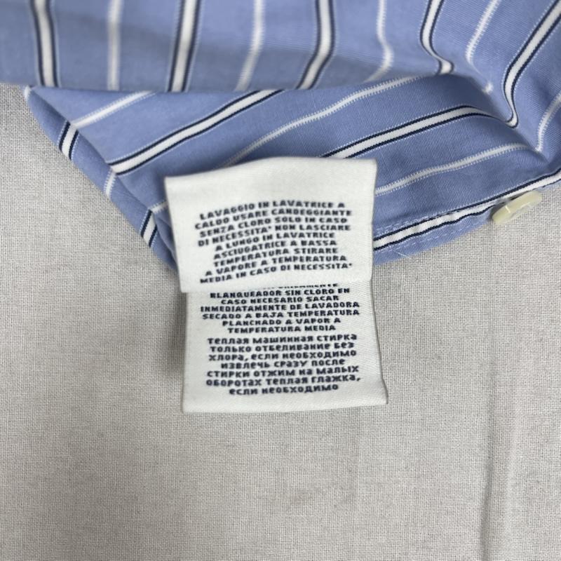 ラルフローレン RALPHLAUREN シャツ、ブラウス 長袖 RUGBY NEW-YORK ビッグサイズ ストライプ シャツ S 青 / ブルー / blue メンズ USED 古着 中古 50161838