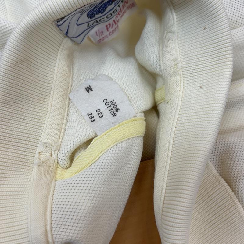 ラコステ LACOSTE ポロシャツ 半袖 70-80年代 ビンテージ IZOD タグ 鹿の子 半袖 ポロシャツ 70s 80s VINTAGE M メンズ USED 古着 中古 50161841