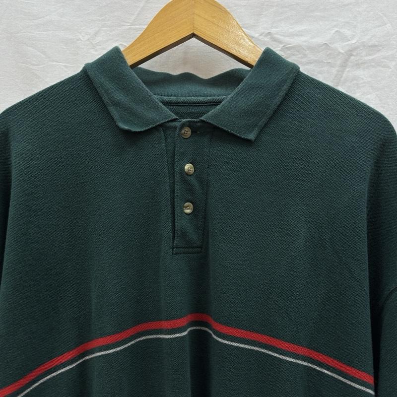 ウールリッチ WOOLRICH ポロシャツ 半袖 90年代 ビンテージ インド製 鹿の子 コットン ポロシャツ 90s VINTAGE L 緑 / グリーン / green メンズ USED 古着 中古 50161842