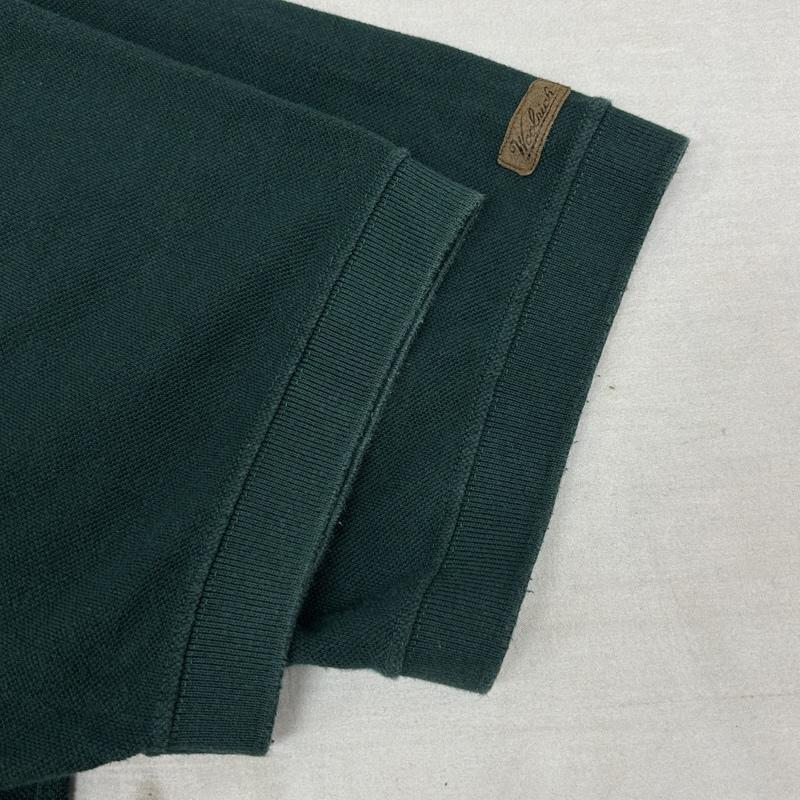 ウールリッチ WOOLRICH ポロシャツ 半袖 90年代 ビンテージ インド製 鹿の子 コットン ポロシャツ 90s VINTAGE L 緑 / グリーン / green メンズ USED 古着 中古 50161842