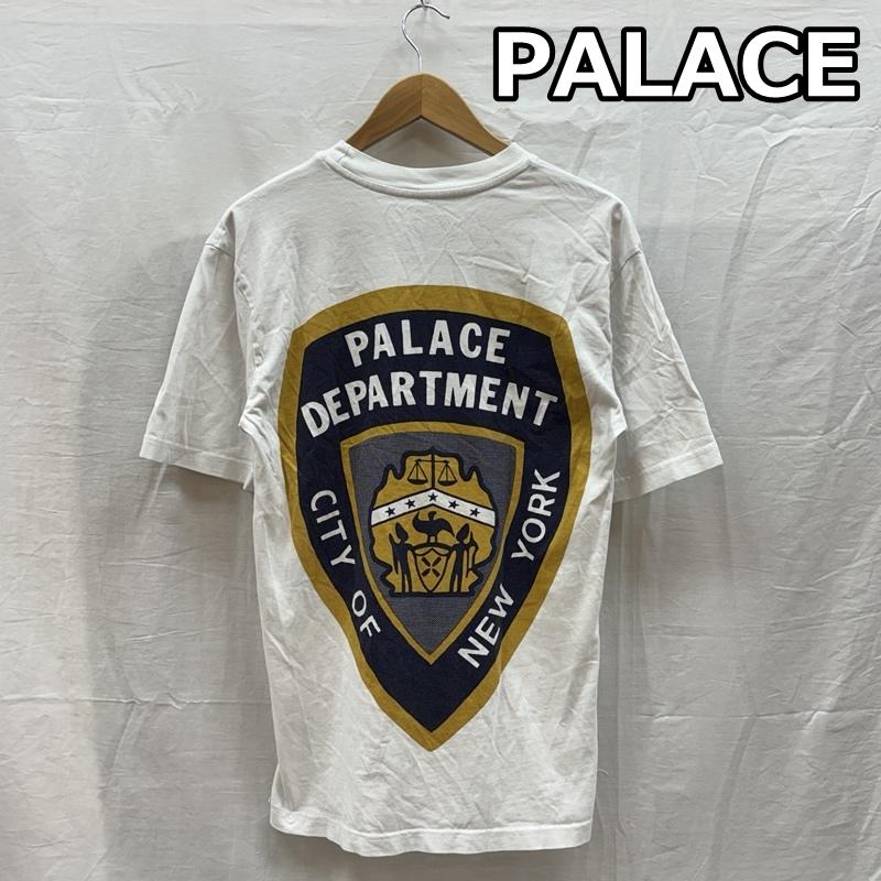 パレス PALACE Tシャツ 半袖 ロゴ プリント クルーネック 半袖 Tシャツ S 白 / ホワイト / white メンズ USED 古着 中古 50161848