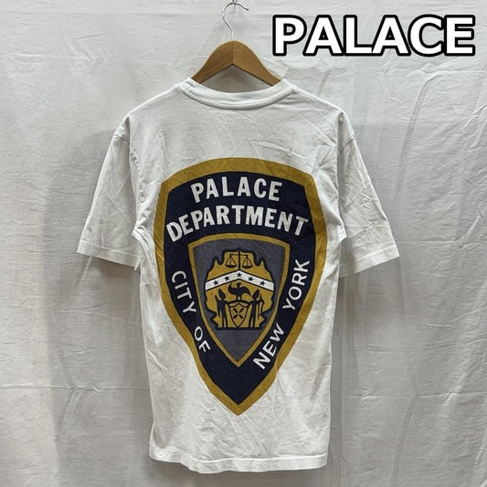 パレス PALACE Tシャツ 半袖 ロゴ プリント クルーネック 半袖 Tシャツ S 白 / ホワイト / white メンズ USED 古着 中古 50161848
