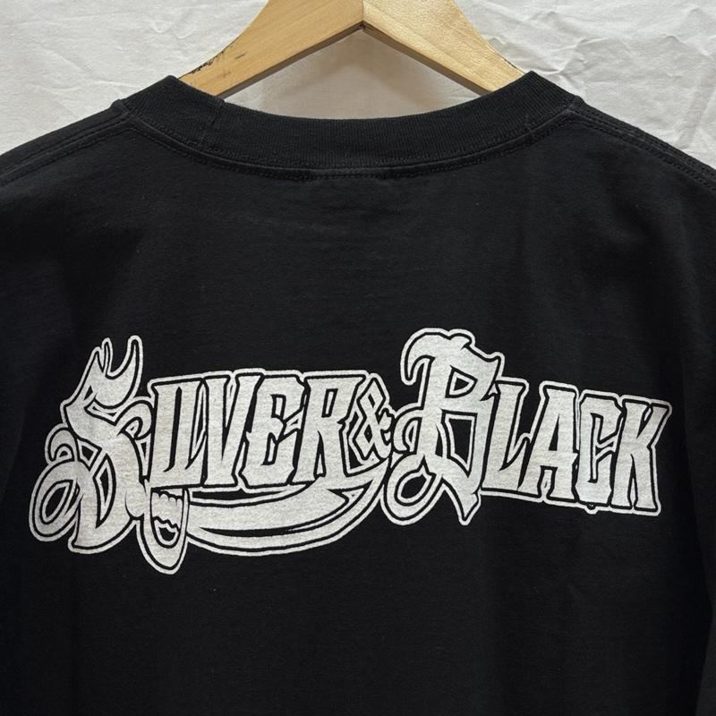 古着 USED Tシャツ 半袖 SHAKA wear SILVER＆BLACK NATION スカル ロゴ プリント ビッグサイズ Tシャツ XXL 黒 / ブラック / black メンズ USED 古着 中古 50161849