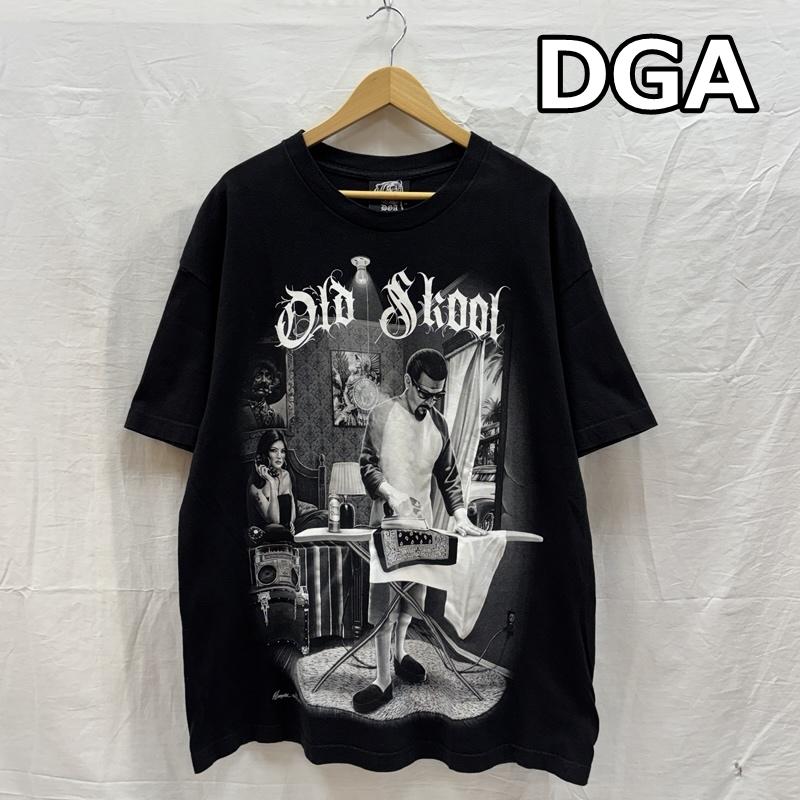 古着 USED Tシャツ 半袖 DGA David Gonzales Old School デイビッドゴンザレス オールドスクール Tシャツ XL 黒 / ブラック / black メンズ USED 古着 中古 50161851