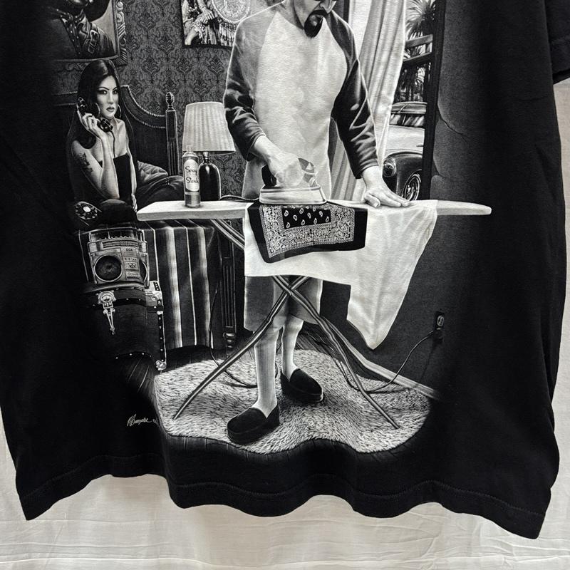 古着 USED Tシャツ 半袖 DGA David Gonzales Old School デイビッドゴンザレス オールドスクール Tシャツ XL 黒 / ブラック / black メンズ USED 古着 中古 50161851