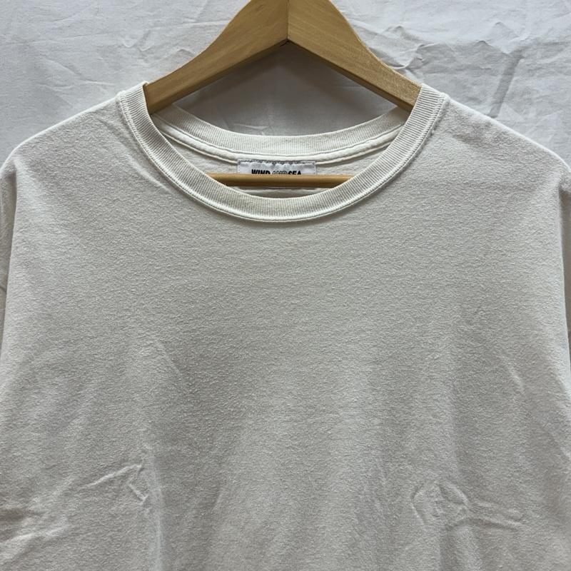 ウィンダンシー WIND AND SEA Tシャツ 半袖 WDS-CS-123 JEROME バック フェルト プリント クルーネック 半袖 Tシャツ L 白 / ホワイト / white メンズ USED 古着 中古 50161852
