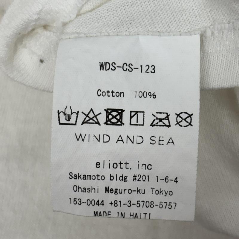 ウィンダンシー WIND AND SEA Tシャツ 半袖 WDS-CS-123 JEROME バック フェルト プリント クルーネック 半袖 Tシャツ L 白 / ホワイト / white メンズ USED 古着 中古 50161852