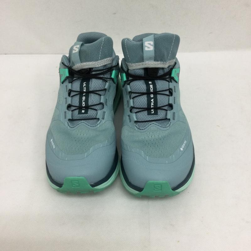 サロモン SALOMON スニーカー スニーカー サロモン ULTRA GLIDE 2 GORE-TEX SALOMON トレイルランニングシューズ 472168 24.5cm 青 / ブルー / blue レディース USED 古着 中古 50161856