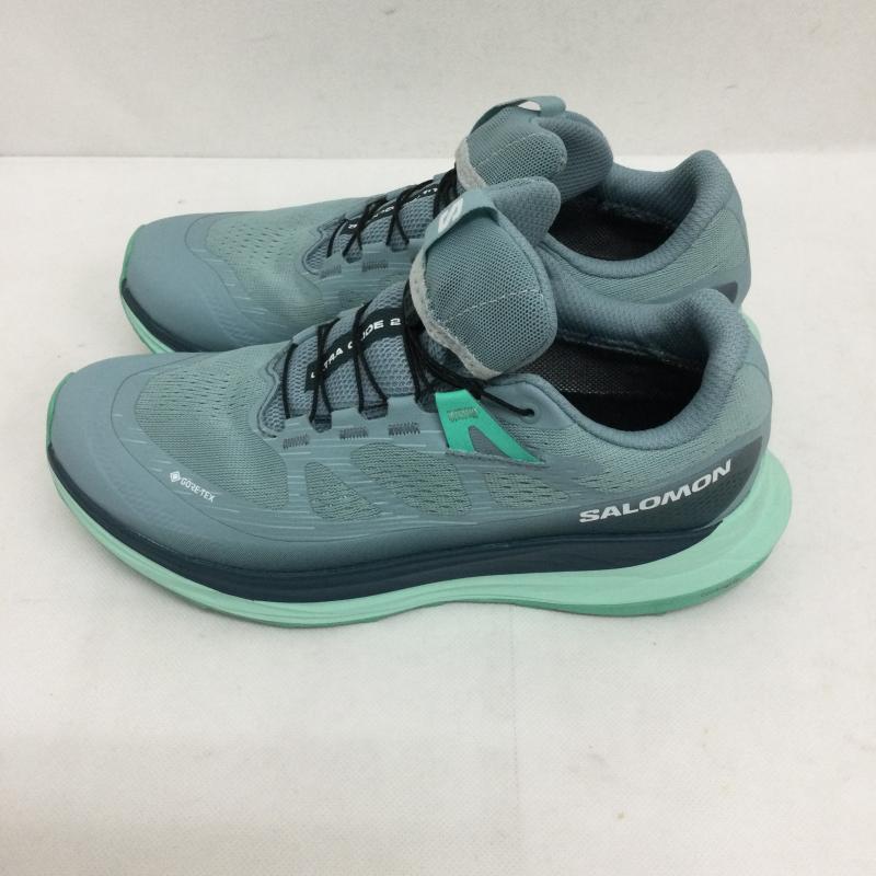 サロモン SALOMON スニーカー スニーカー サロモン ULTRA GLIDE 2 GORE-TEX SALOMON トレイルランニングシューズ 472168 24.5cm 青 / ブルー / blue レディース USED 古着 中古 50161856