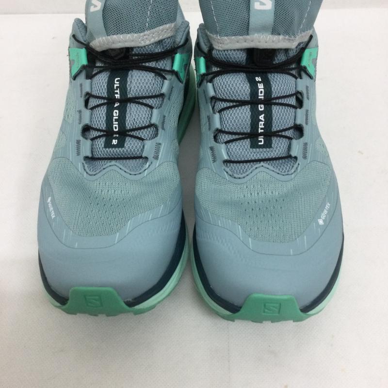 サロモン SALOMON スニーカー スニーカー サロモン ULTRA GLIDE 2 GORE-TEX SALOMON トレイルランニングシューズ 472168 24.5cm 青 / ブルー / blue レディース USED 古着 中古 50161856