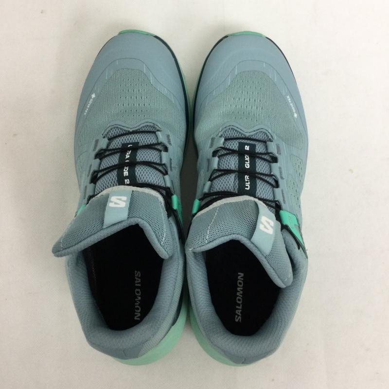 サロモン SALOMON スニーカー スニーカー サロモン ULTRA GLIDE 2 GORE-TEX SALOMON トレイルランニングシューズ 472168 24.5cm 青 / ブルー / blue レディース USED 古着 中古 50161856