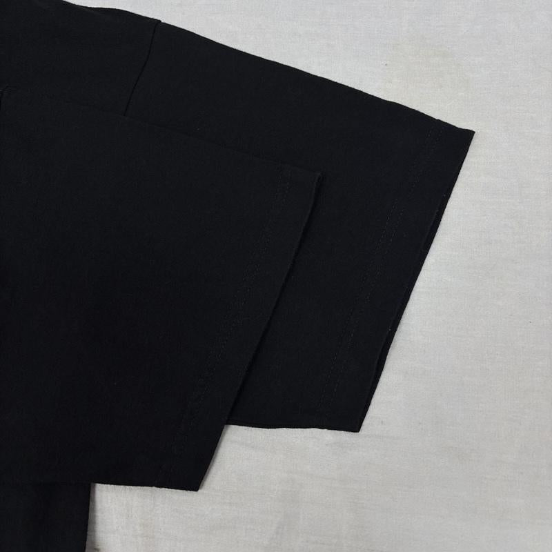 古着 USED Tシャツ 半袖 COUNTY FB ロゴ プリント クルーネック 半袖 Tシャツ ビッグサイズ XXL 黒 / ブラック / black メンズ USED 古着 中古 50161858