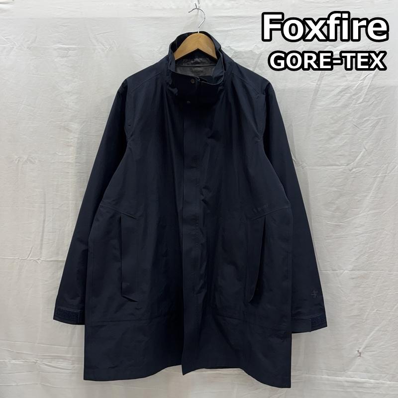 フォックスファイヤー FOXFIRE コート コート一般 5213117 GORE-TEX ゴアテックス ナイロン コート スタンドカラー L 紺 / ネイビー / navy メンズ USED 古着 中古 50161863