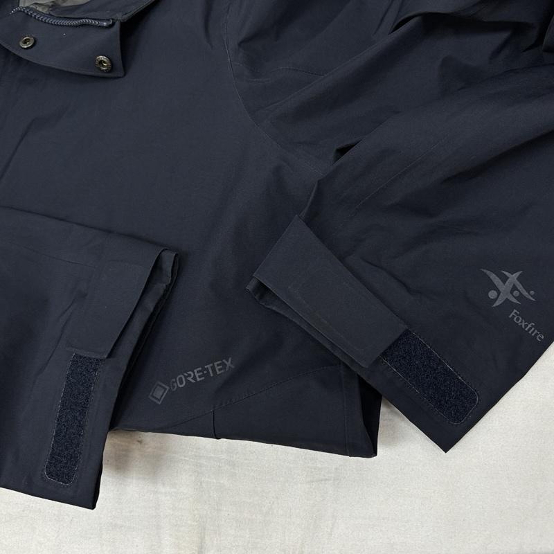 フォックスファイヤー FOXFIRE コート コート一般 5213117 GORE-TEX ゴアテックス ナイロン コート スタンドカラー L 紺 / ネイビー / navy メンズ USED 古着 中古 50161863