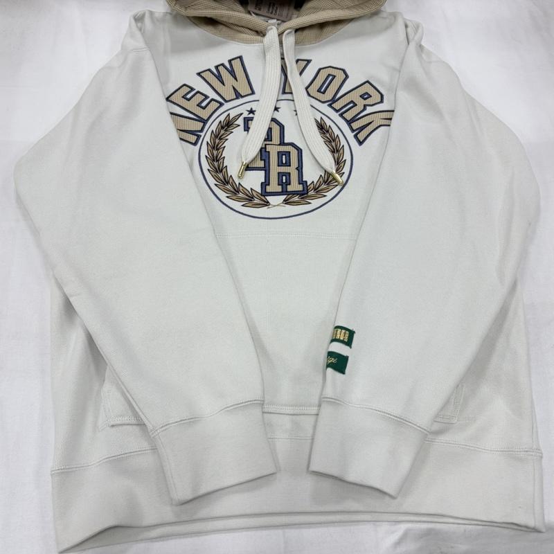 プーマ PUMA パーカー 長袖 RHUIGI RHUDE ルイージグラフィック コラボ フーディー ロゴ パーカー ユニセックス 620889-17 S ロゴ、文字 X 刺繍 ベージュ / ベージュ / beige X 紺 / ネイビー / navy メンズ USED 古着 中古 50161866