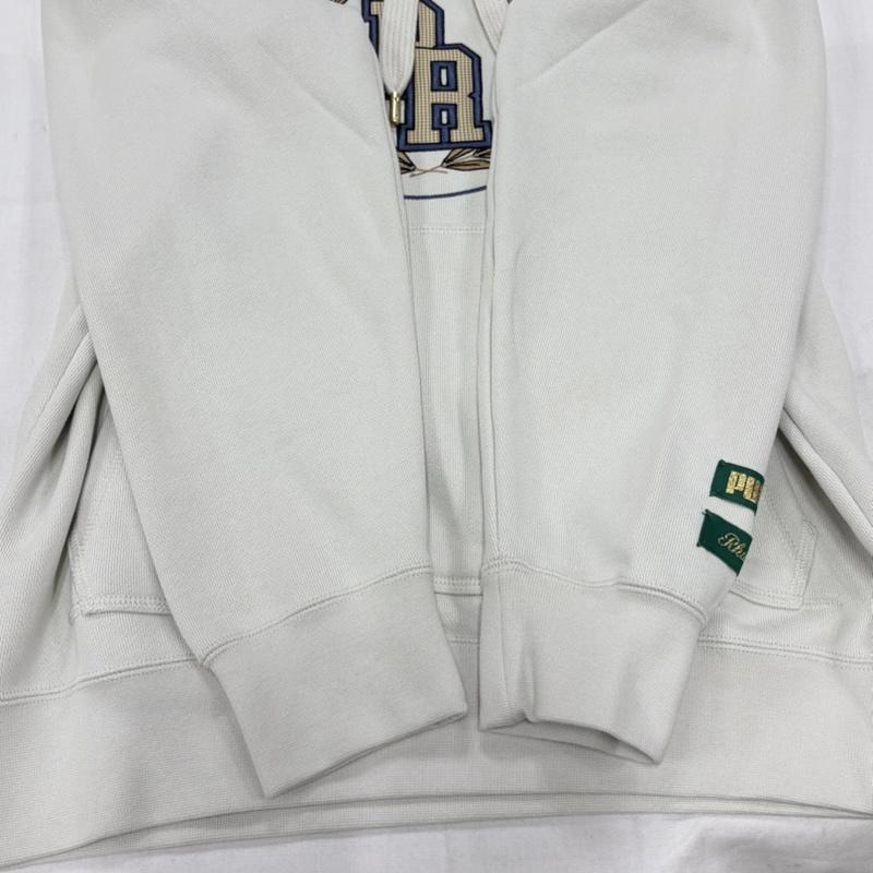 プーマ PUMA パーカー 長袖 RHUIGI RHUDE ルイージグラフィック コラボ フーディー ロゴ パーカー ユニセックス 620889-17 S ロゴ、文字 X 刺繍 ベージュ / ベージュ / beige X 紺 / ネイビー / navy メンズ USED 古着 中古 50161866