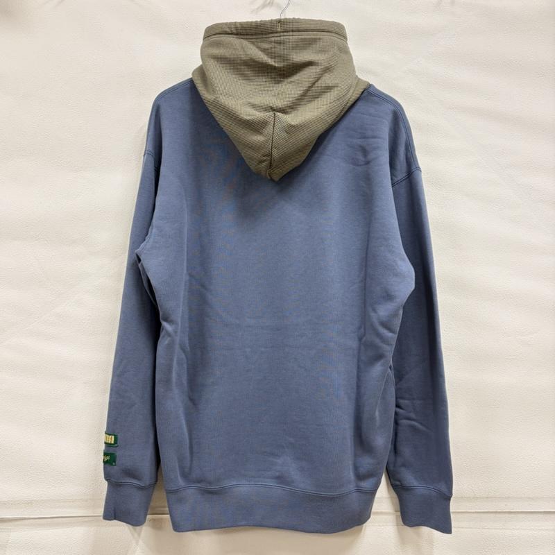 プーマ PUMA パーカー 長袖 RHUIGI RHUDE ルイージグラフィック コラボ フーディー ロゴ パーカー ユニセックス 620889-56 S ロゴ、文字 X 刺繍 紺 / ネイビー / navy X ベージュ / ベージュ / beige X 黒 / ブラック / black メンズ USED 古着 中古 50161867