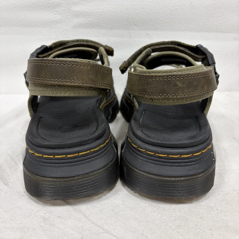 ドクターマーチン Dr.Martens サンダル サンダル マルチ ストラップ サンダル FORSTER II フォースター2 UK：8 無地 カーキ / カーキ / khaki メンズ USED 古着 中古 50161868