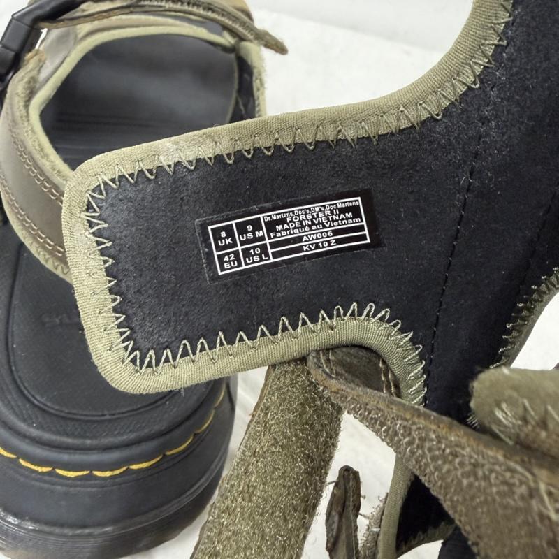 ドクターマーチン Dr.Martens サンダル サンダル マルチ ストラップ サンダル FORSTER II フォースター2 UK：8 無地 カーキ / カーキ / khaki メンズ USED 古着 中古 50161868