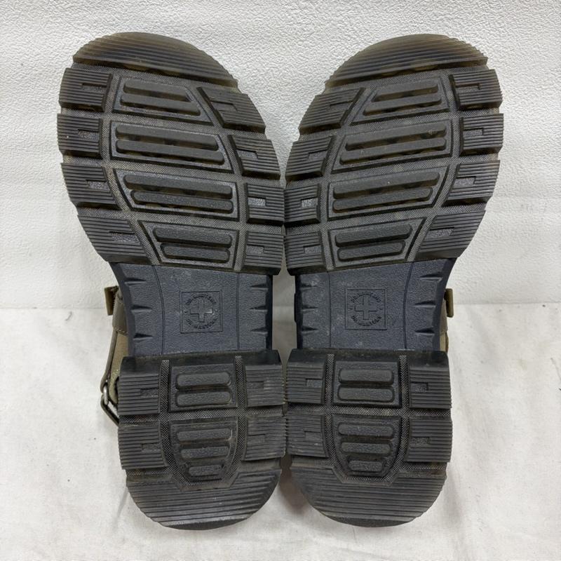 ドクターマーチン Dr.Martens サンダル サンダル マルチ ストラップ サンダル FORSTER II フォースター2 UK：8 無地 カーキ / カーキ / khaki メンズ USED 古着 中古 50161868