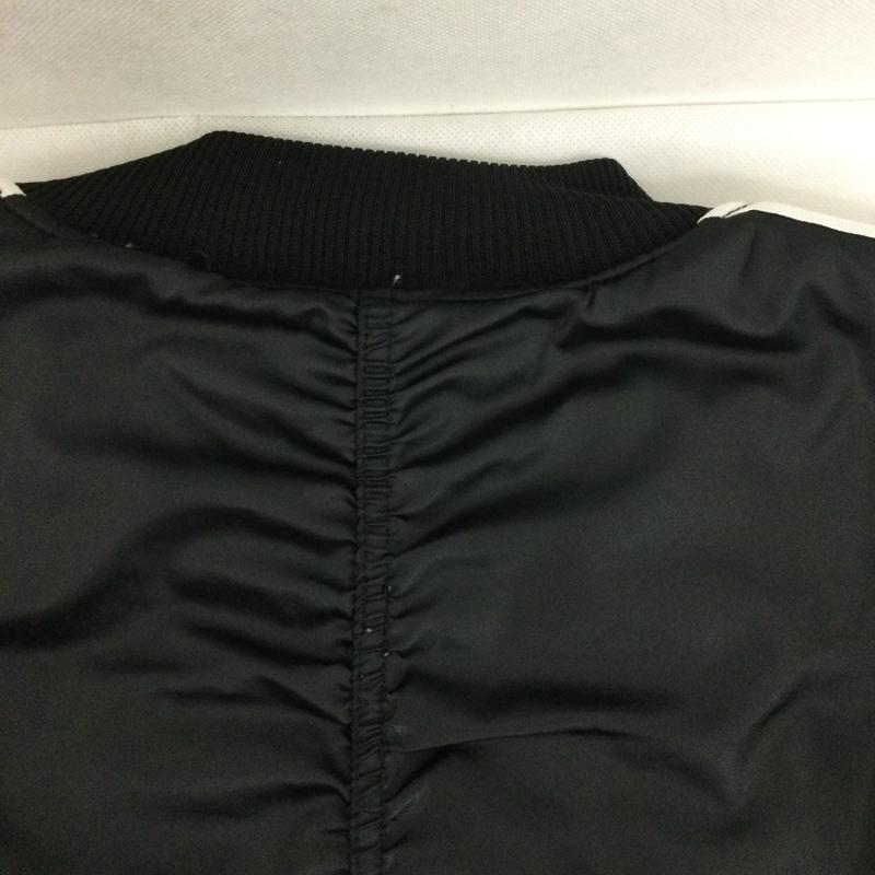 アディダス adidas ジャケット、上着 ジャンパー、ブルゾン adidas LONG BOMBER JACKET　ED7600 L 無地 黒 / ブラック / black レディース USED 古着 中古 50161872