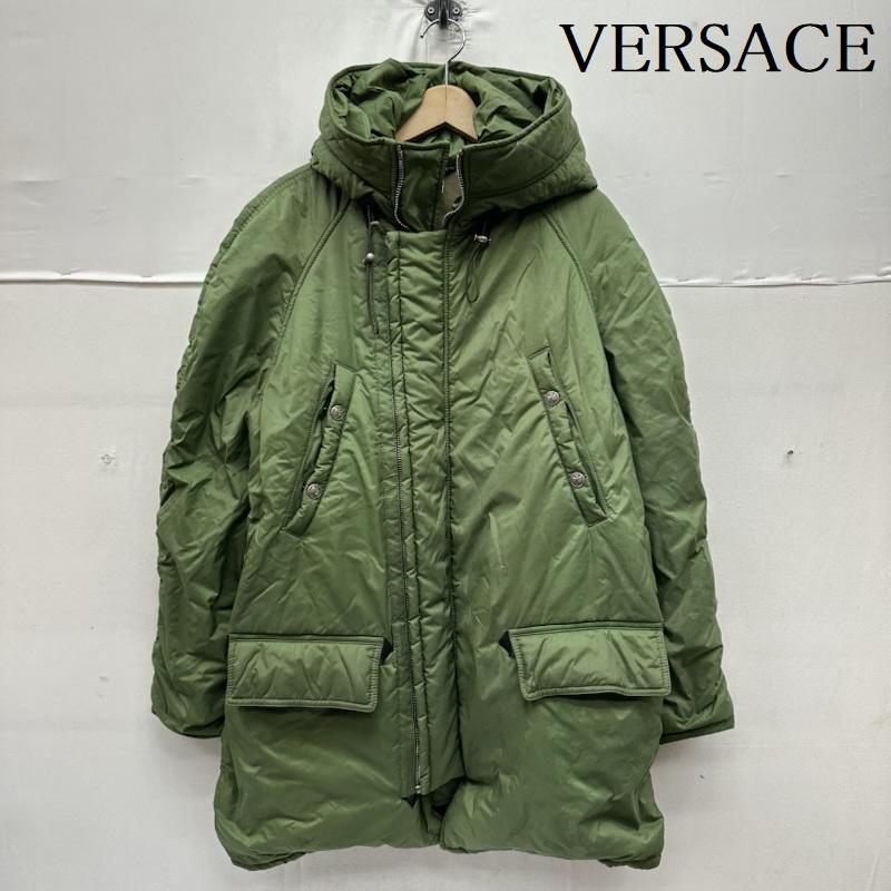 ヴェルサーチ VERSACE コート コート一般 中綿 フード モッズ コート - カーキオリーブ / カーキオリーブ / メンズ USED 古着 中古 50161876