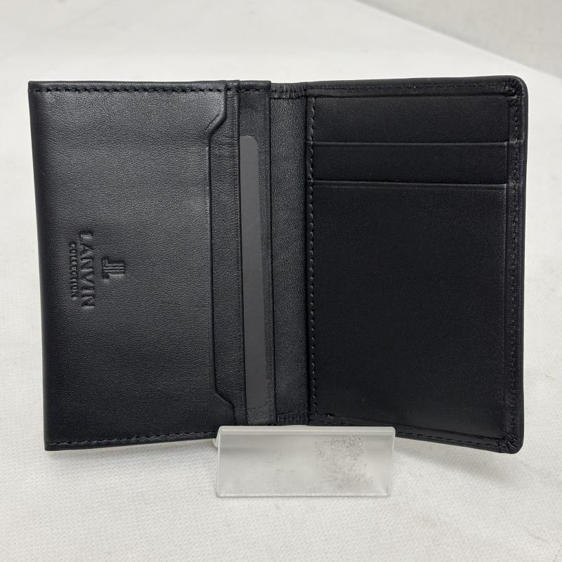 ランバン コレクション LANVIN collection カードケース 名刺入れ 名刺入れ ブラック レザー タグ付き - 黒 / ブラック / black メンズ USED 古着 中古 50161899