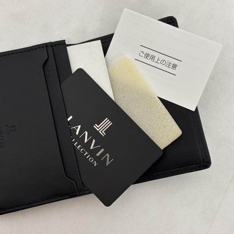 ランバン コレクション LANVIN collection カードケース 名刺入れ 名刺入れ ブラック レザー タグ付き - 黒 / ブラック / black メンズ USED 古着 中古 50161899