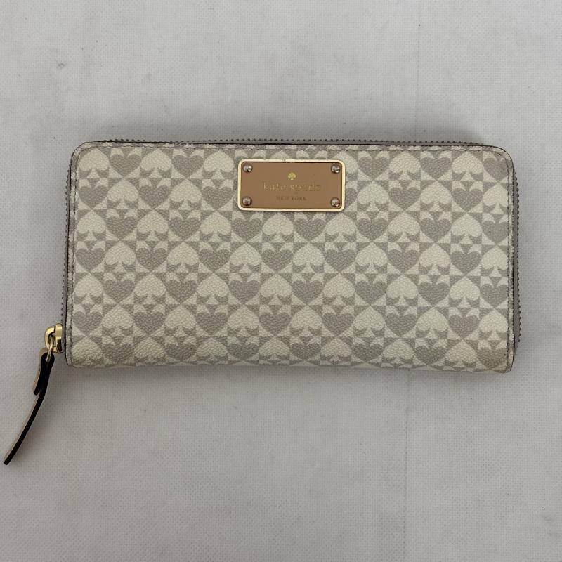 ケイトスペード Kate Spade 財布 長財布 ラウンドファスナー 長財布 プレートロゴ - レディース USED 古着 中古 50161901