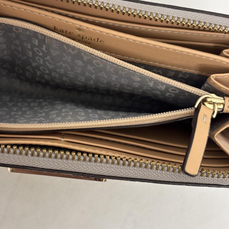ケイトスペード Kate Spade 財布 長財布 ラウンドファスナー 長財布 プレートロゴ - レディース USED 古着 中古 50161901