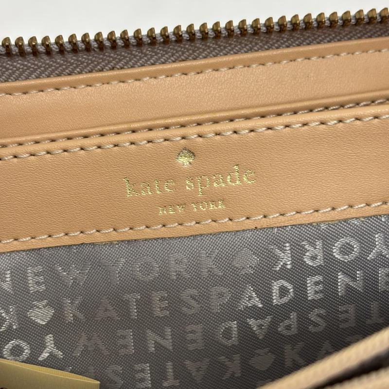 ケイトスペード Kate Spade 財布 長財布 ラウンドファスナー 長財布 プレートロゴ - レディース USED 古着 中古 50161901