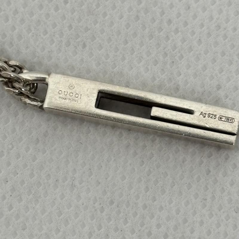 グッチ GUCCI アクセサリー ネックレス、ペンダント Gロゴ ネックレス 925 Gモチーフ - メンズ USED 古着 中古 50161914