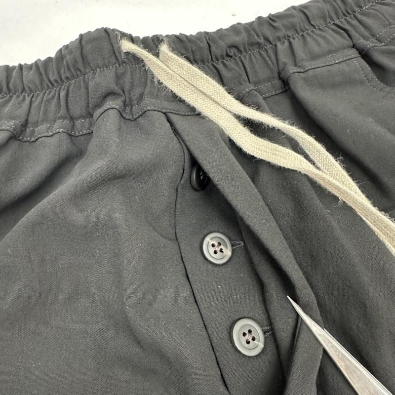 リックオウエンス Rick Owens パンツ スラックス 25SS DIETRICH DRAWSTRING ドローストリング イージー スラックス パンツ RU01E5378-WLP 48 黒 / ブラック / black メンズ USED 古着 中古 50161922
