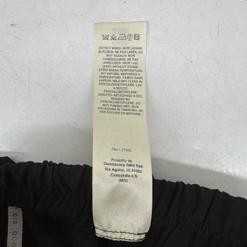 リックオウエンス Rick Owens パンツ スラックス 25SS DIETRICH DRAWSTRING ドローストリング イージー スラックス パンツ RU01E5378-WLP 48 黒 / ブラック / black メンズ USED 古着 中古 50161922