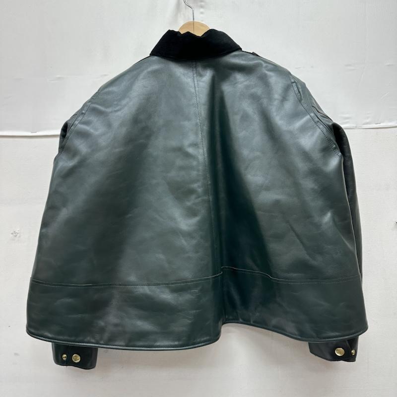 サカイ Sacai ジャケット、上着 レザージャケット 25AW Carhartt WIP Leather Jacket レザー ジャケット 25-08082 2 緑 / グリーン / green メンズ USED 古着 中古 50161924