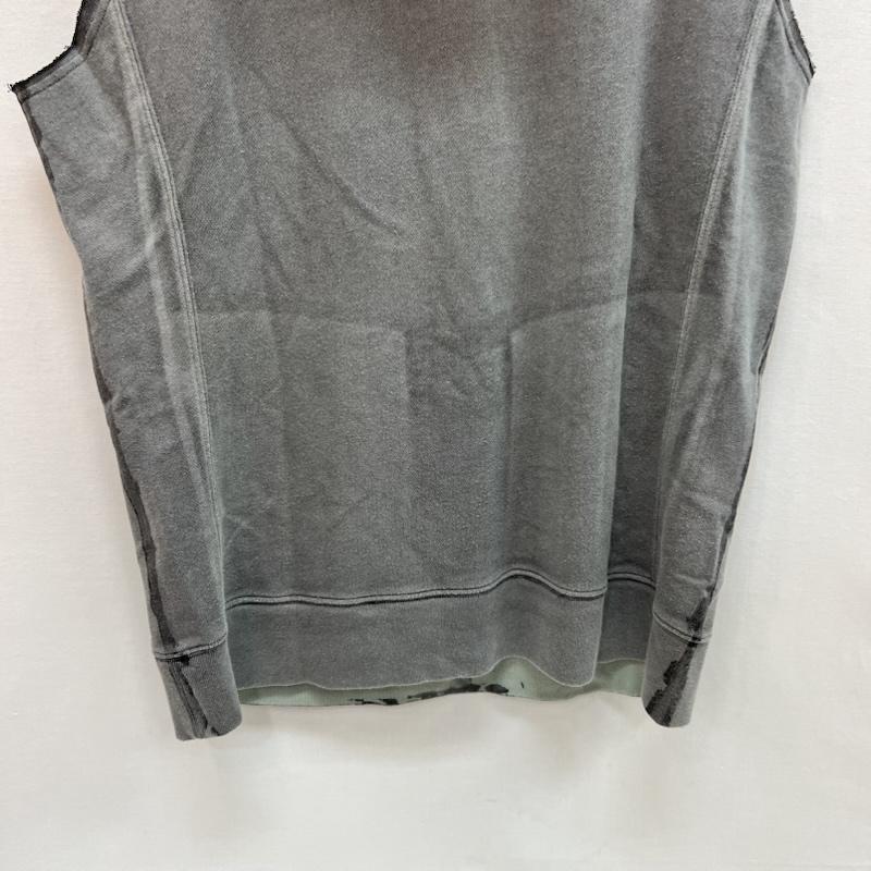 ディーゼル DIESEL パーカー 半袖 00s カットオフ ノースリーブ パーカー y2k XL 灰 / グレー / gray メンズ USED 古着 中古 50161927