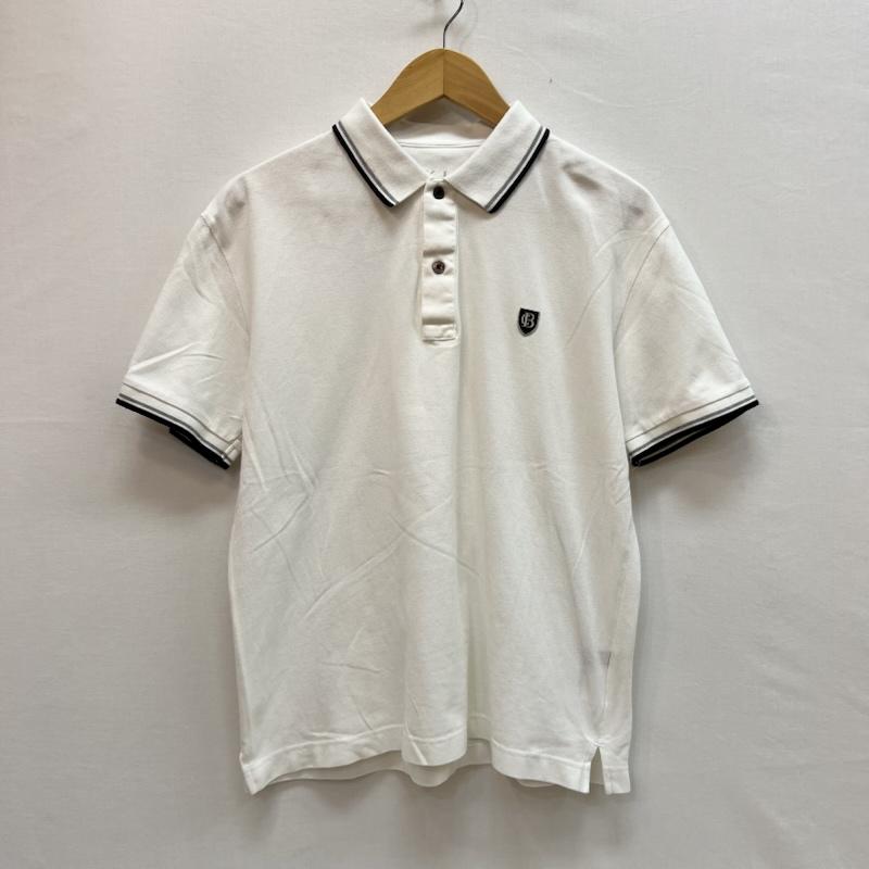 ブラックレーベル・クレストブリッジ BLACK LABEL CRESTBRIDGE ポロシャツ 半袖 ワンポイントロゴ 鹿の子 ポロシャツ 3 白 / ホワイト / white メンズ USED 古着 中古 50161928